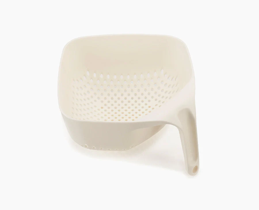 Square White Colander