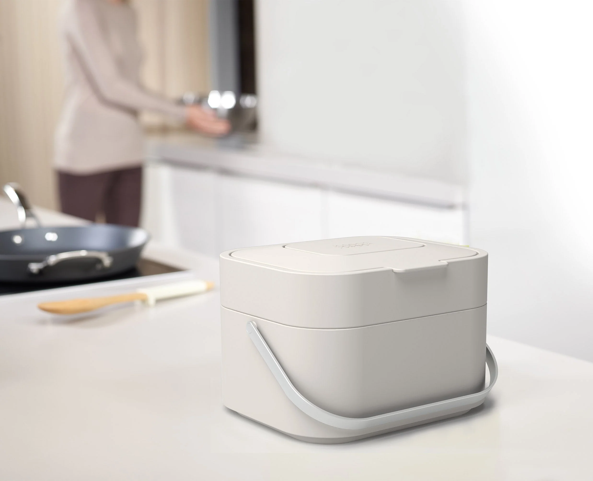 Stack 4L Stone Food Waste Caddy Starter Set - Image 2