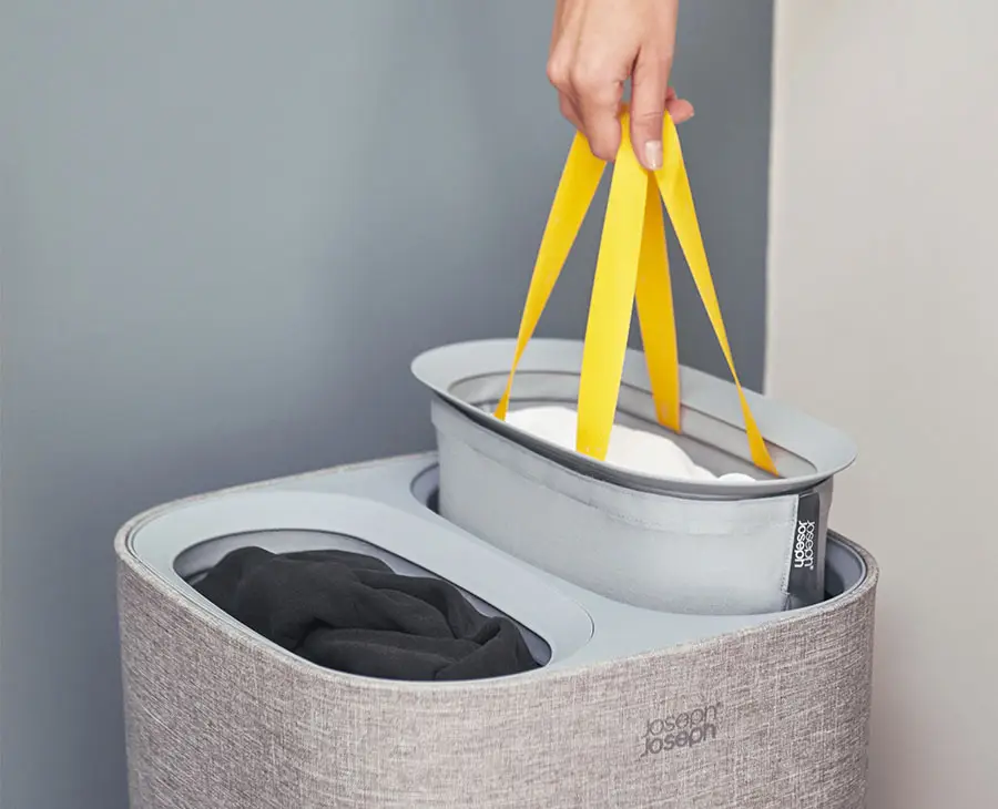 Tota 60L Grey Laundry Separation Basket - Image 2
