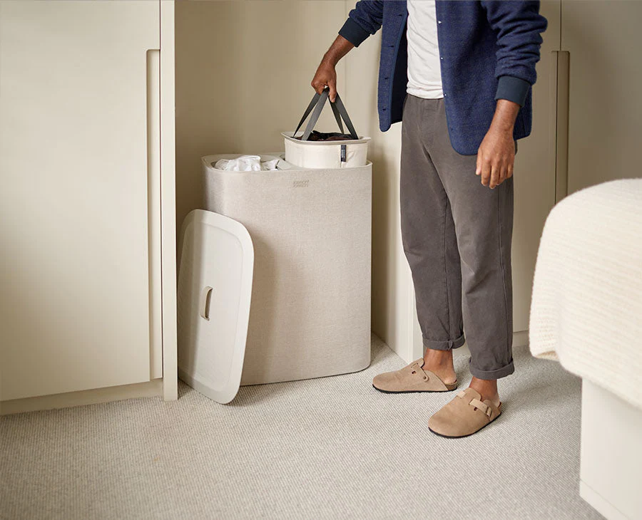 Tota 90L Ecru Laundry Separation Basket - Image 2