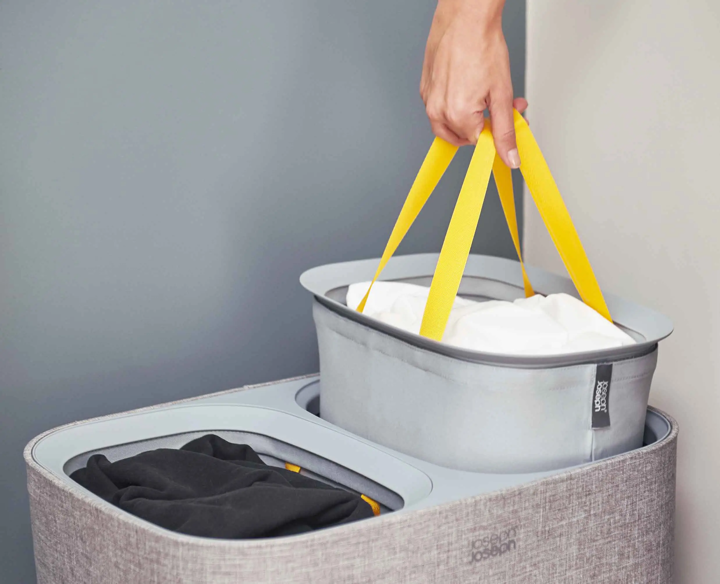 Tota 90L Grey Laundry Separation Basket - Image 3