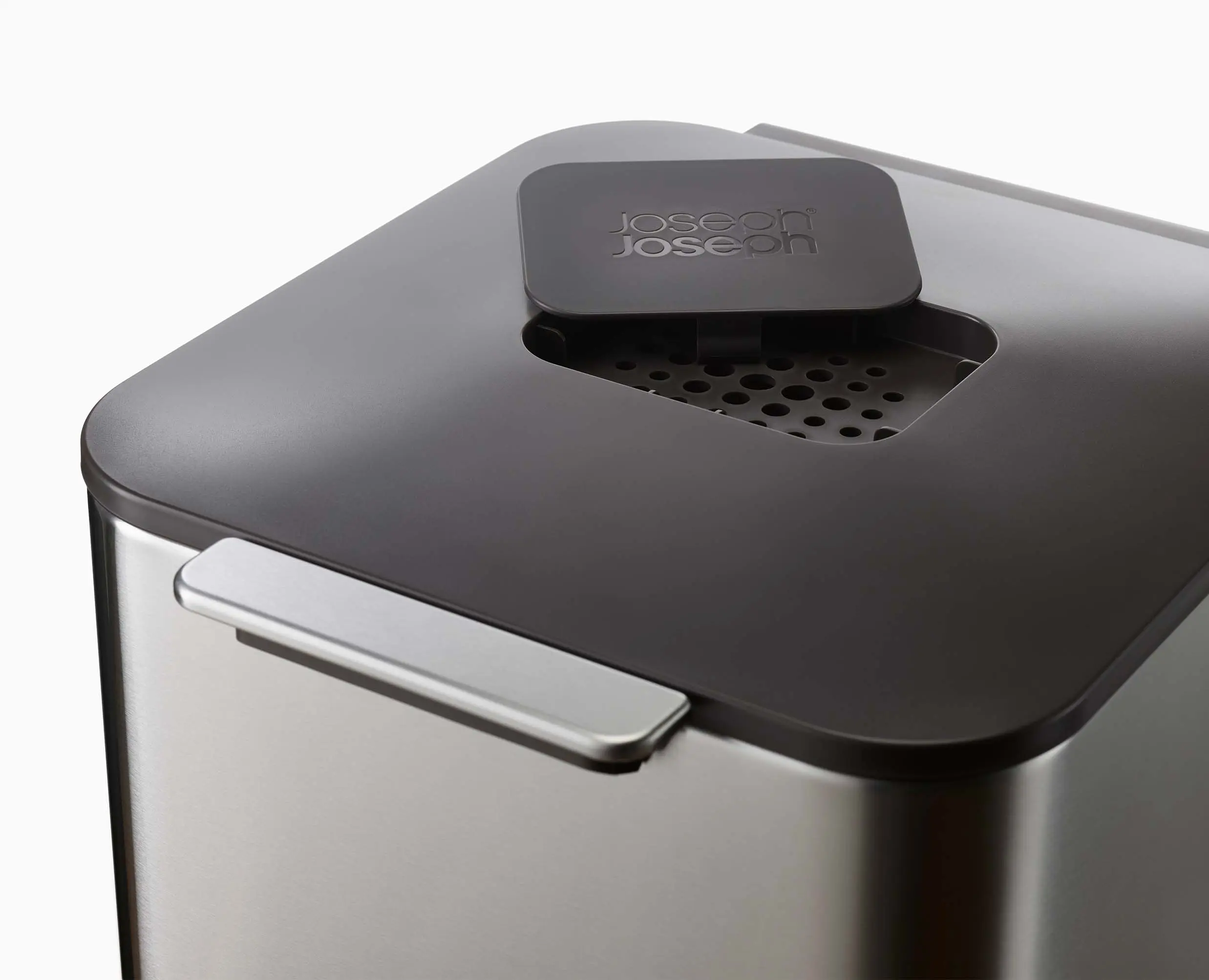 Totem Compact 40L Stainless-steel Waste & Recycling Bin - Image 6