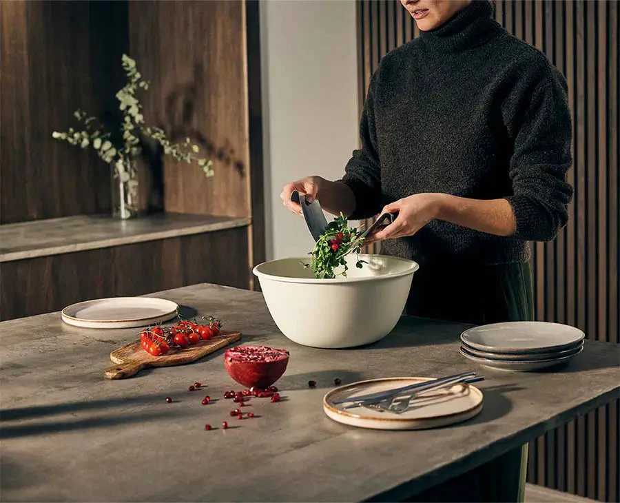 Uno™ Salad Bowl & Servers Set - Image 2