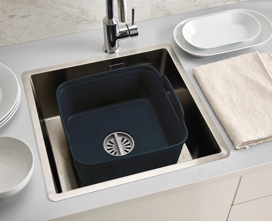 Wash&Drain™ Grey Washing Up Bowl - Image 2