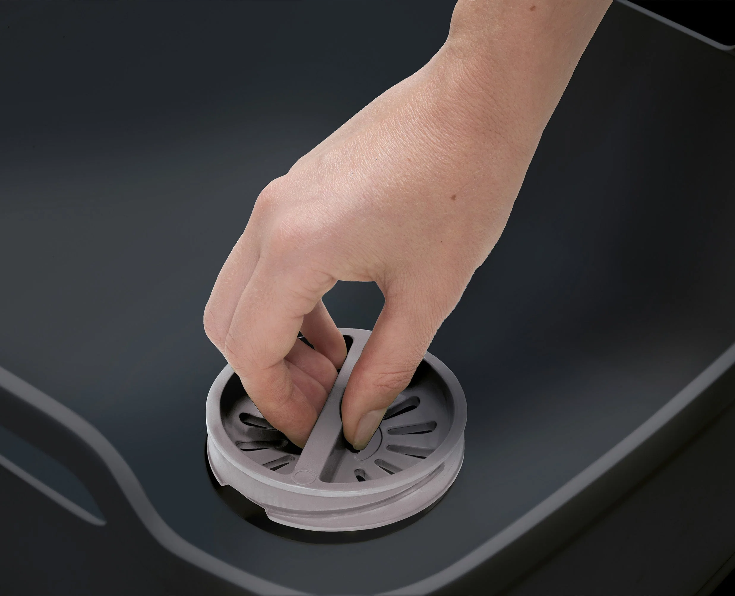 Wash&Drain™ Grey Washing Up Bowl - Image 5